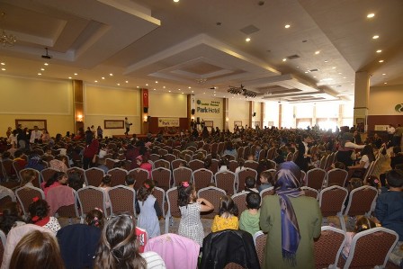 Çocuk şarkıları konseri verildi