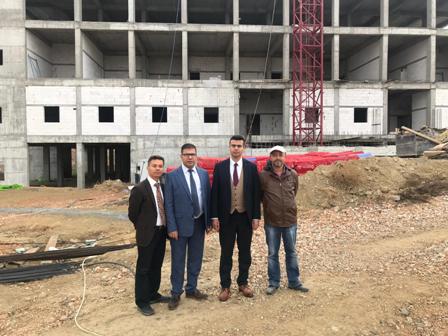 Devlet hastanesi inşaatı devam ediyor