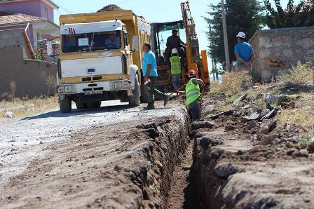 Doğalgaz projesi başladı