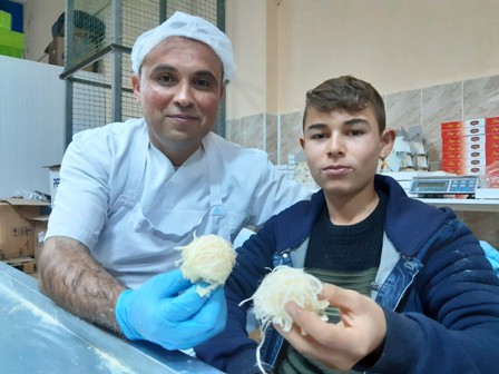 Dünyada ilki başarıp glütensiz pişmaniye üretti