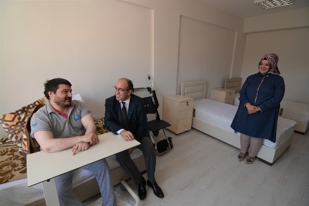 Engelli bakım merkezinin ilk hastaları geldi