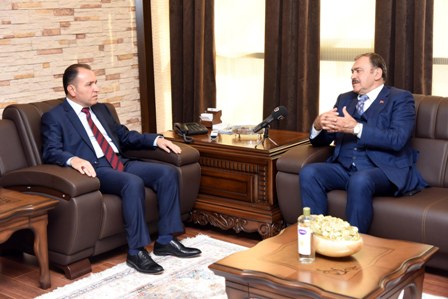 Eroğlu ’dan Karakaş’a geçmiş olsun ziyareti