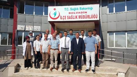 Hastane başhekimleriyle bir araya geldi