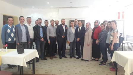 Hoca Ahmet Yesevi’de bayrak değişimi