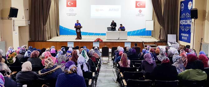 İl Müftülüğü personeline afet eğitimi