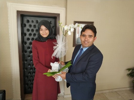 İmam Hatip Okulu öğrencilerinden Kaymakam Kaya’ya ziyaret