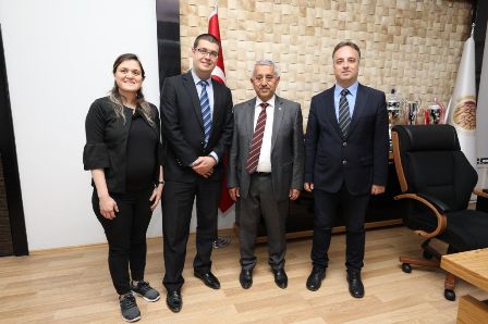 İşkur heyeti Başkan Zeybek’i ziyaret etti