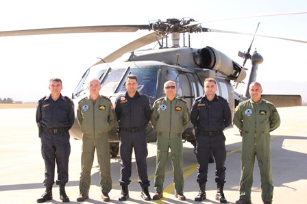 Jandarmadan helikopter ile havadan trafik denetimi