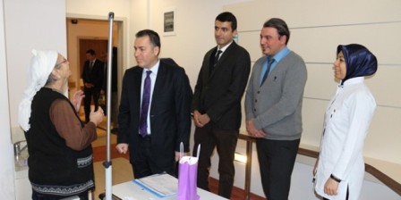 Kaymakam Kapankaya, Hastaların Yeni Yılını Kutladı