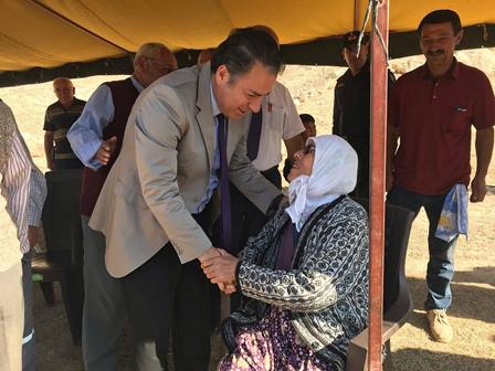 Kaymakam Kapankaya Köylüleri ziyaret etti