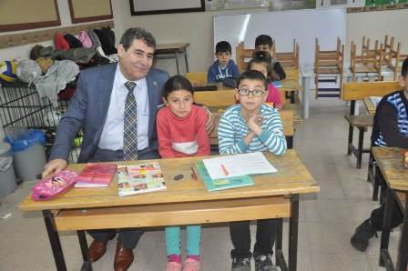 Kaymakam Köy okullarının sorunlarını dinledi