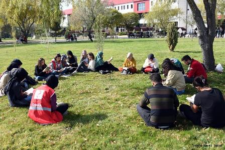 Kızılay okuma etkinliği düzenledi