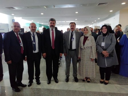 Kutlama törenlerinin yapılacağı alanda yerimizi aldık