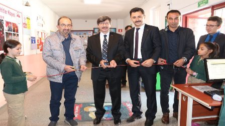 Kütüphane açılışı yapıldı