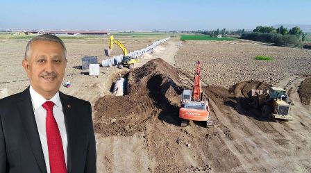 Kuzey Atıksu Toplama Hattı İnşaat Çalışmaları Devam Ediyor