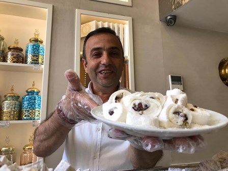 Lokum severlerin yeni gözdesi zereşk üzümlü lokum