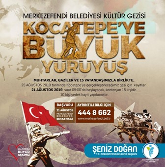 Merkezefendililer ‘Kocatepe’ye Büyük Yürüyüşü’ne katılacak
