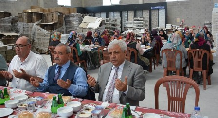 Mermerciler Kopturoğlu’nun yemeğinde buluştu
