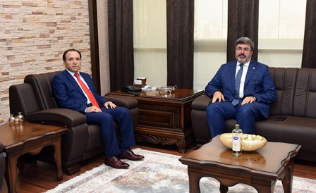 Milletvekili Ali Özkaya’dan Rektör Karakaş’a ziyaret