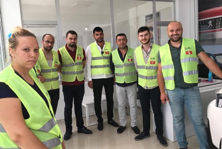 Motorlu kara taşıtları alım satım sınavı yapıldı