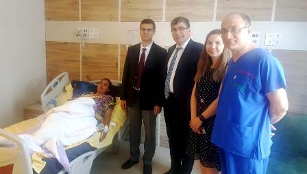 Müdür Kokmaz Fertillife Hastanesini ziyaret etti