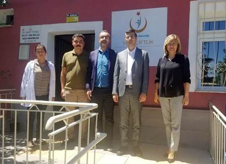 Müdür Korkmaz Aile Sağlığı Merkezlerini ziyaret etti