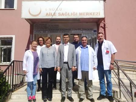 Müdür Korkmaz ASM’leri ziyaret etti