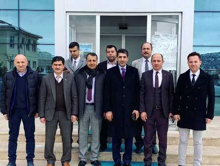 Müdürlerden Pervaneli’ ye hayırlı olsun ziyareti