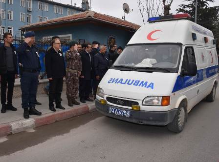 Polis Memuru Üzel göz yaşları ile uğurlandı