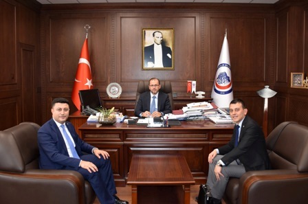 Rektör Okumuş’a hayırlı olsun ziyareti
