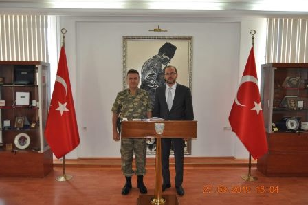 Rektör Okumuş’tan Komutan Alp’e hayırlı olsun ziyareti