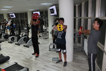 Spor salonuna yoğun ilgi