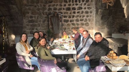 Sultandağı Kervansrayına Fransız Konsolosluğundan Ziyaret