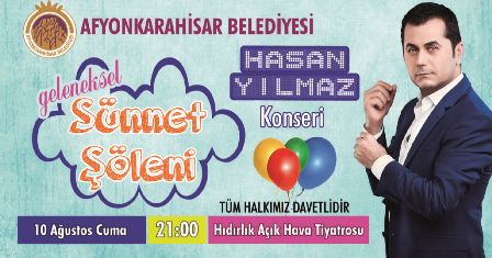 Sünnet Şöleni 10 Ağustos'ta Yapılacak