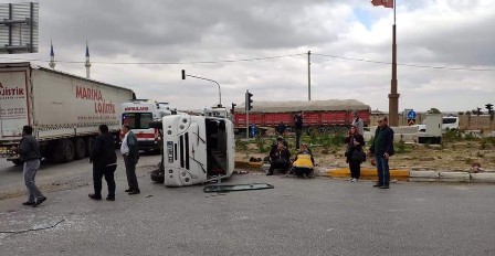 Trafik kazasında can pazarı yaşandı