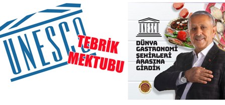 UNESCO’dan Başkan’a ‘Tebrik’ mektubu
