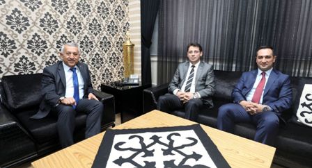 Yargı heyeti Başkan Zeybek’i ziyaret etti