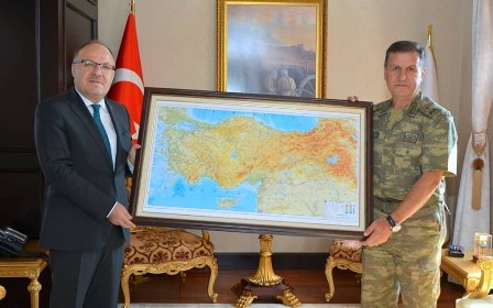 Yeni komutan’dan Vali Tutulmaz’a ziyaret