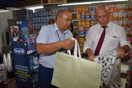 ‘Ücretli Poşet’ uygulaması denetlendi