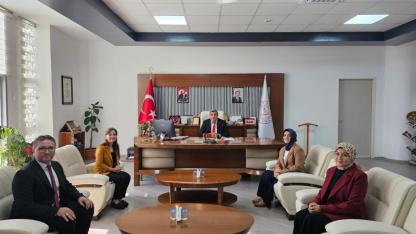 AFSÜ Akademisyenlerinden Müdür Sünnetci'ye Ziyaret