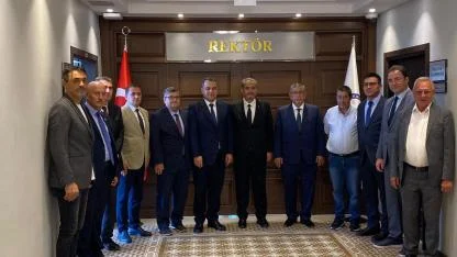 Afyon Gazeteciler Cemiyeti’nden AFSÜ’ye Ziyaret