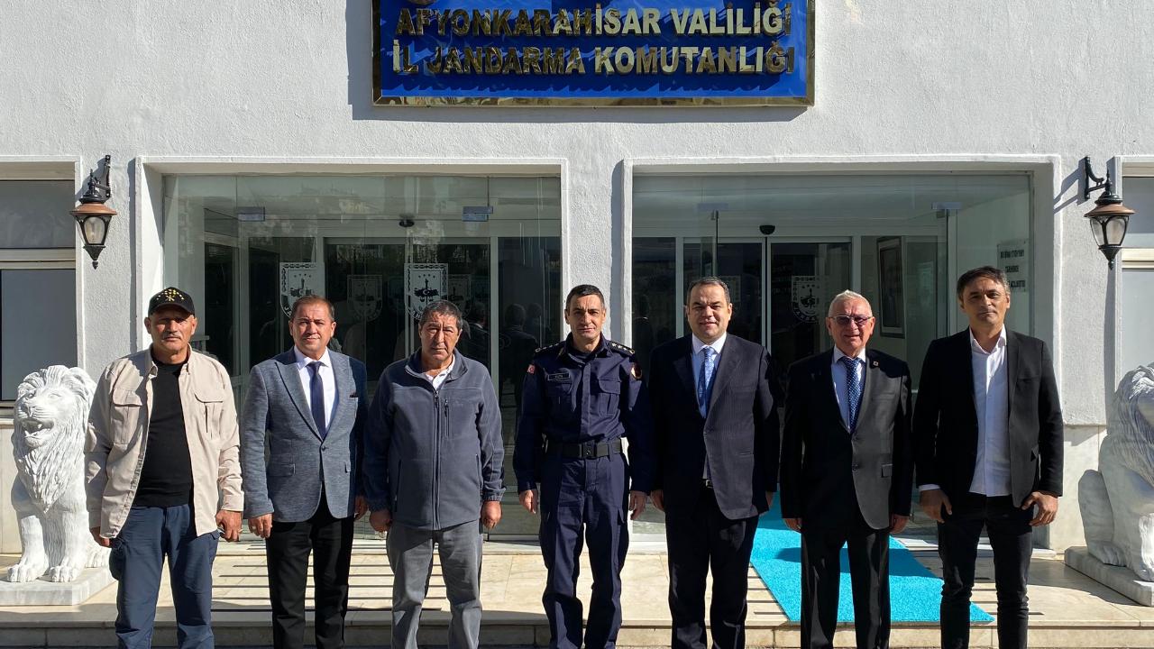 Afyon Gazeteciler Cemiyeti’nden İl Jandarma Komutanı’na Ziyaret