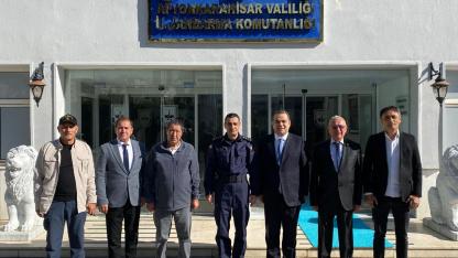 Afyon Gazeteciler Cemiyeti’nden İl Jandarma Komutanı’na Ziyaret