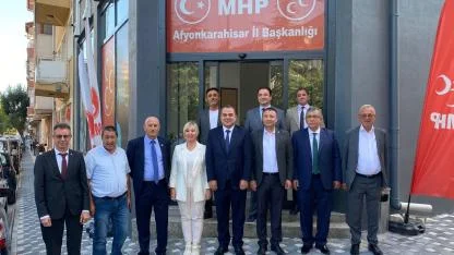 Afyon Gazeteciler Cemiyeti’nden MHP İl Başkanı Kahveci’ye Ziyaret