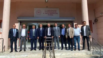 Afyon Gazeteciler Cemiyeti’nden Sağlık ve SGK Kurumlarına Ziyaret