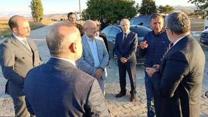 Afyonkarahisar AK Parti İl Başkanı Şahin ve Milletvekili  Özkaya’dan Tarım Cezaevi Tesisine Ziyaret