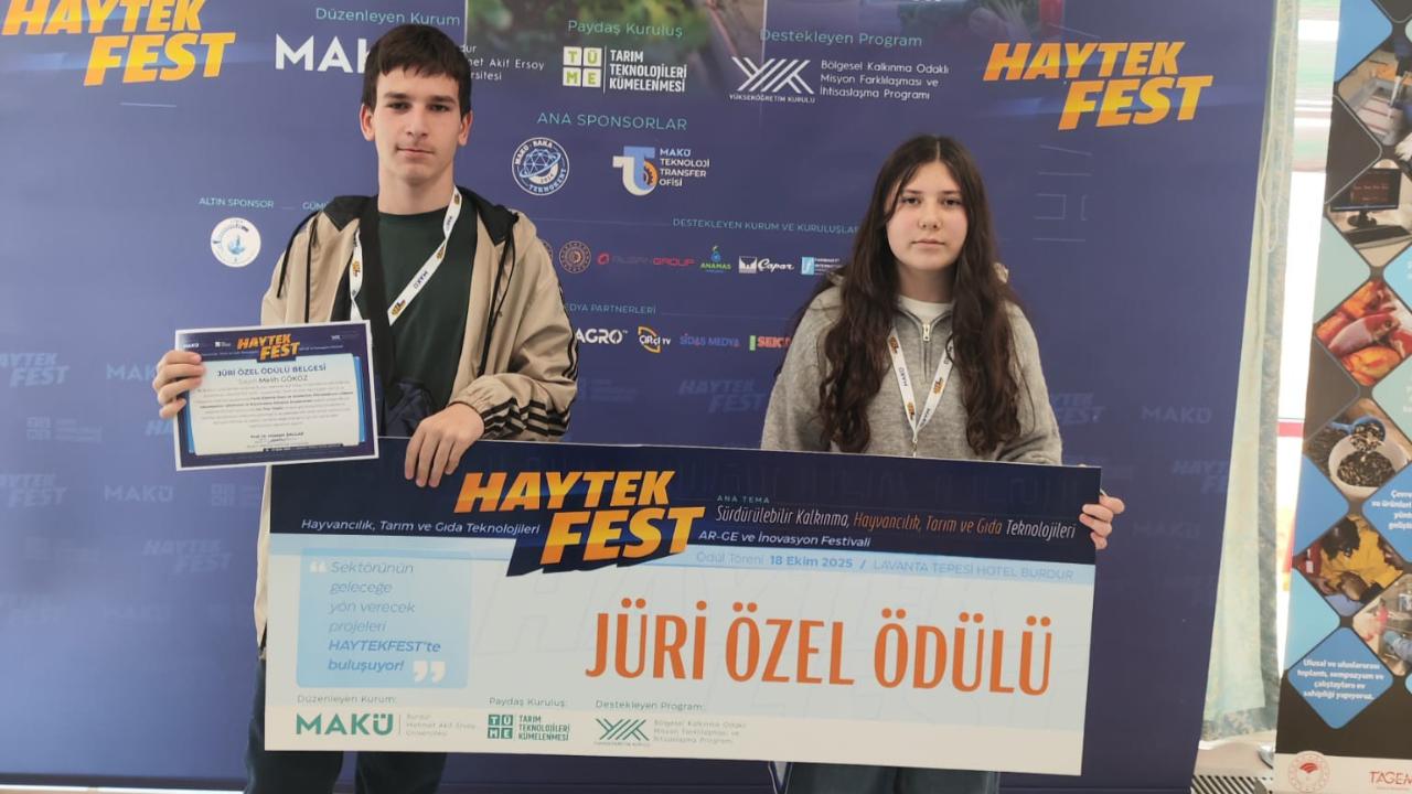 Afyonkarahisar Dumlupınar BİLSEM Öğrencileri HAYTEKFEST'ten 3 Ödülle Döndü