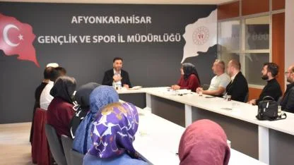 Afyonkarahisar Gençlik ve Spor İl Müdürlüğü’nden Gençlere Yönelik Değerlendirme Toplantısı