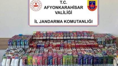 Afyonkarahisar Jandarmasından Kaçak Elektronik Sigara Operasyonu!