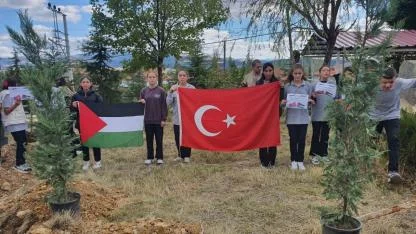 Afyonkarahisar’da Gazze İçin Umut Yeşerdi Barış Bahçesi Kuruldu